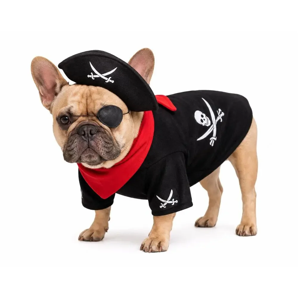 Pirate Halloween Dog Costume 16 Inches - Costumes For Pets